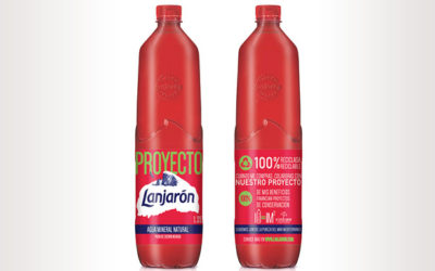 Lanjarón launches its most sustainable bottle, 100% recycled and recyclable