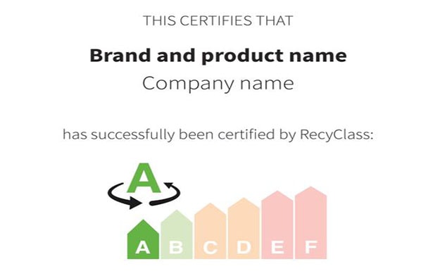 Certification that guarantees the traceability of recycled content