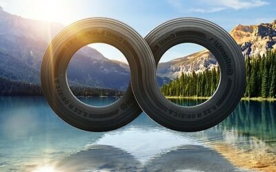 Continental tires with polyester made from recycled plastic bottles are now available across Europe